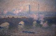 Claude Monet Waterloo Bridge, Gray Day